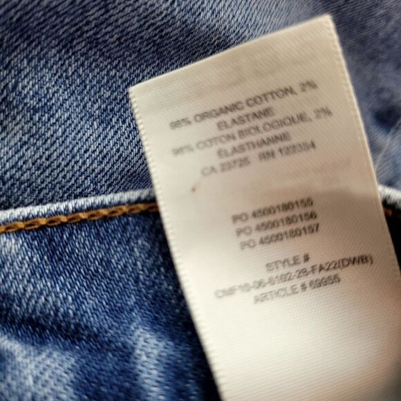 Denim Forum The Yoko High Rise Slim Jeans Size 23 - Picture 9 of 9